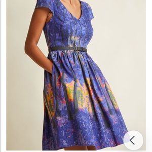 ModCloth A Line Dress Size Small